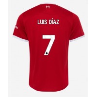 Billiga Liverpool Luis Diaz #7 Hemma fotbollskläder 2023-24 Kortärmad